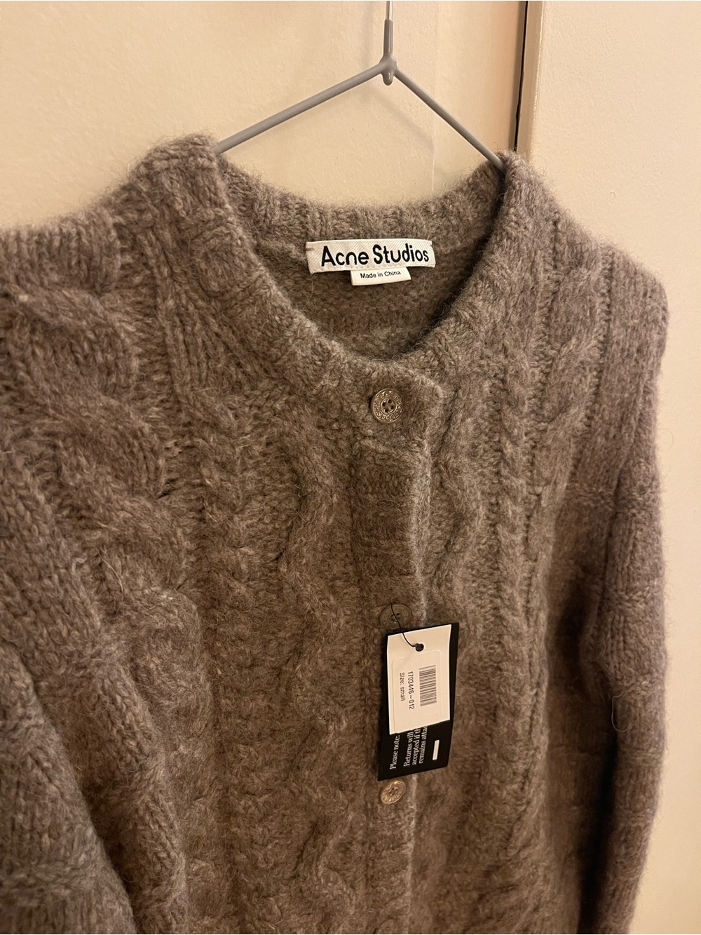 Acne Studios Fitted Layered Cardigan - Picture 4 of 9